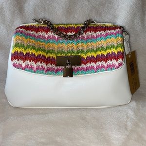 Steve Madden White Crossbody/Top Handle